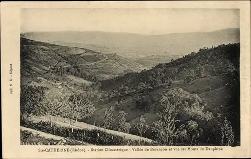 Ak Ste-Catherine Rhône, Station Climaterique, Le Cret du Chatelard