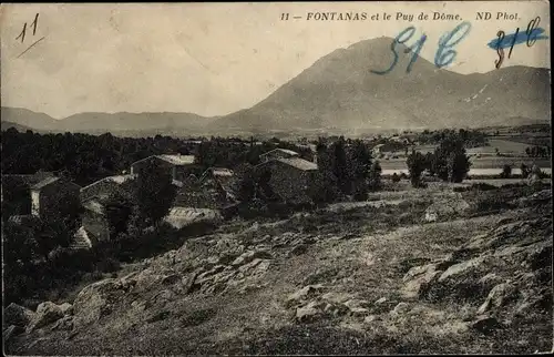 Ak Fontanas Orcines Puy de Dôme, Panorama