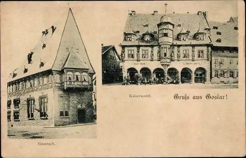 Ak Goslar am Harz, Kaiserworth, Brusttuch