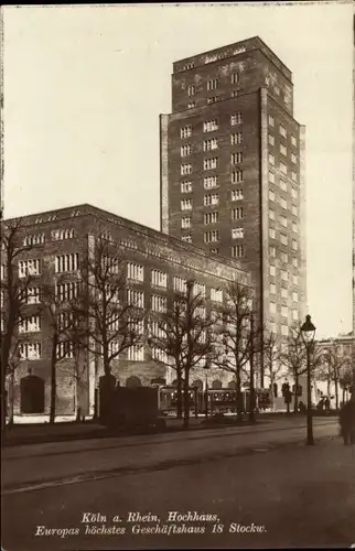 Ak Köln am Rhein, Hochhaus