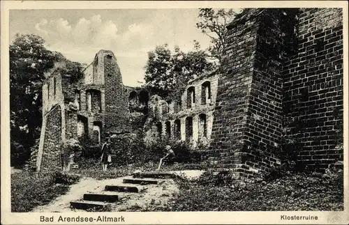 Ak Arendsee in der Altmark, Klosterruine