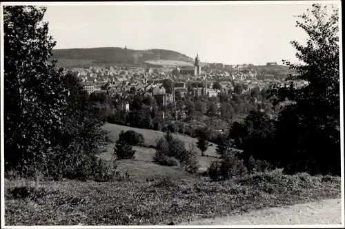 Foto Annaberg Buchholz im Erzgebirge, Panorama vom Ort