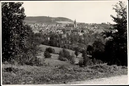 Foto Annaberg Buchholz im Erzgebirge, Panorama vom Ort