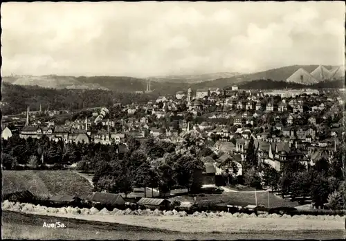 Ak Aue im Erzgebirge Sachsen, Panorama