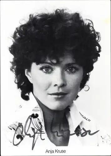 Ak Schauspielerin Anja Kruse, Portrait, Autogramm
