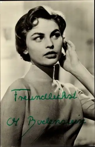 Ak Schauspielerin Christel Bodenstein, DEFA, Das tapfere Schneiderlein, Portrait, Autogramm