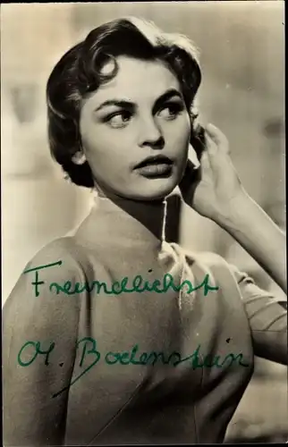 Ak Schauspielerin Christel Bodenstein, DEFA, Das tapfere Schneiderlein, Portrait, Autogramm