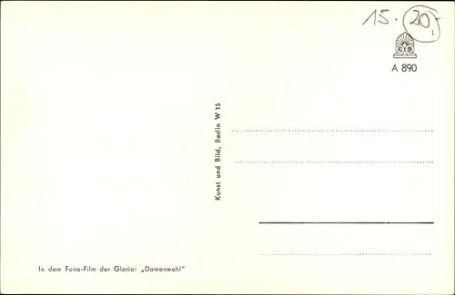 Ak Schauspieler Georg Thomalla, Portrait, Autogramm, Damenwahl