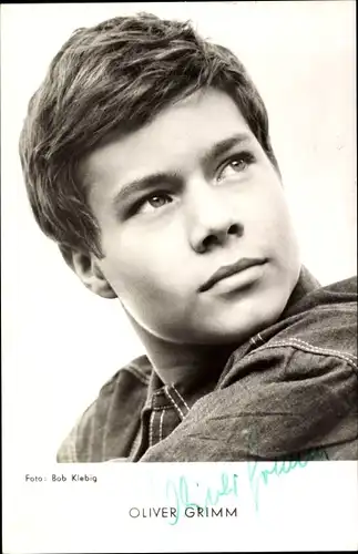 Ak Schauspieler Oliver Grimm, Portrait, Autogramm