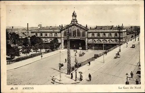 Ak Amiens-Somme, Gare du Nord