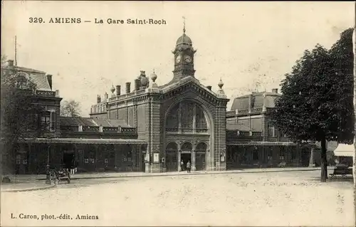 Ak Amiens-Somme, Bahnhof Saint Roch