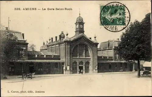 Ak Amiens-Somme, Bahnhof Saint Roch