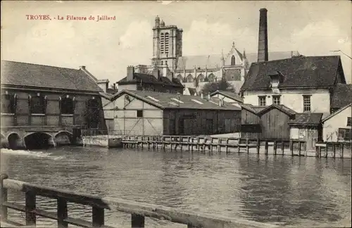 Ak Troyes Aube, La Filature de Jaillard