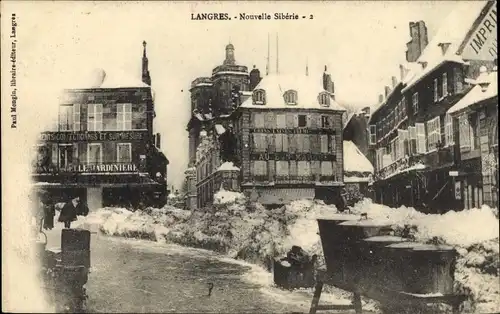Ak Langres Haute Marne, Neusibirien, Belle Jardiniere, Winter