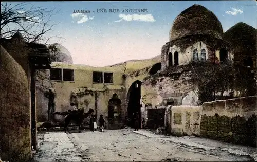 Ak Damas Damaskus Syrien, Eine alte Straße