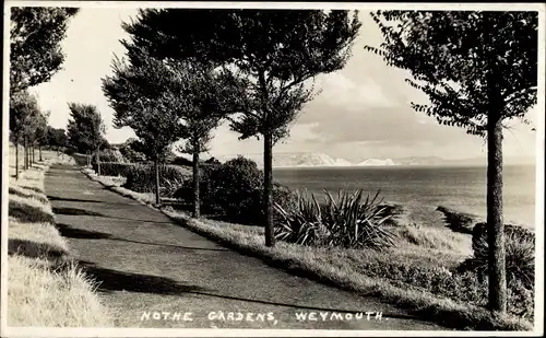 Ak Weymouth Südwestengland, Nothe Gardens