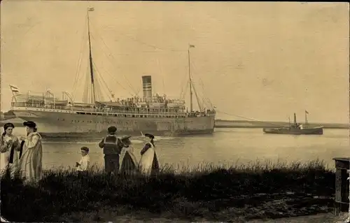 Ak Vlissingen Zeeland Niederlande, Havengezicht