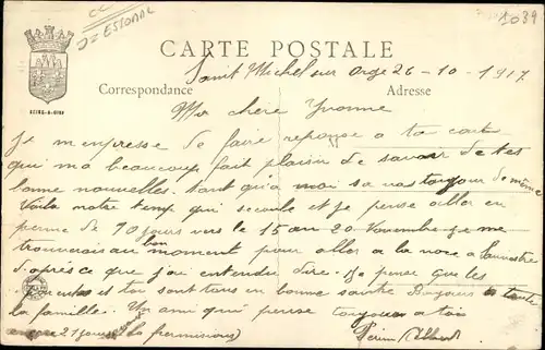 Ak Saint Michel sur Orge Essonne, L'Eglise