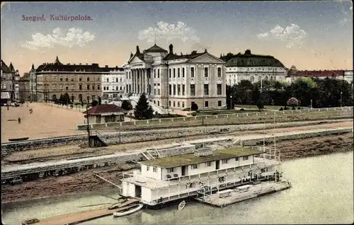 Ak Szeged Segedin Ungarn, Kulturpalota