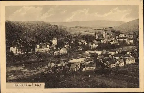 Ak Herchen Windeck an der Sieg, Gesamtansicht