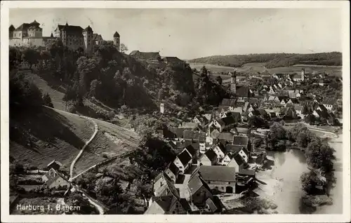 Ak Harburg an der Wörnitz Schwaben, Gesamtansicht