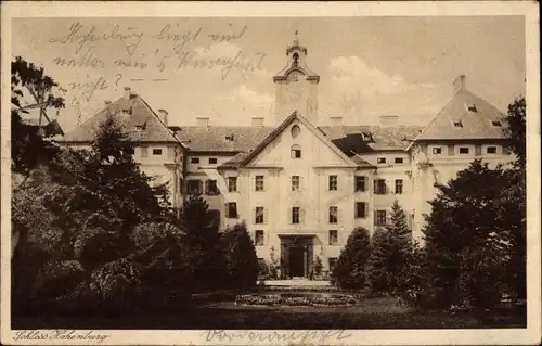 Ak Hohenburg Lenggries in Oberbayern, Schloss Hohenburg