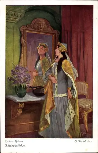 Künstler Ak Kubel, Otto, Märchen Schneewittchen