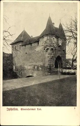 Ak Iphofen in Unterfranken, Einersheimer Tor
