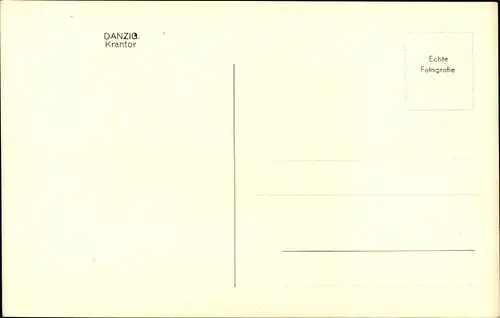 Ak Gdańsk Danzig, Krantor