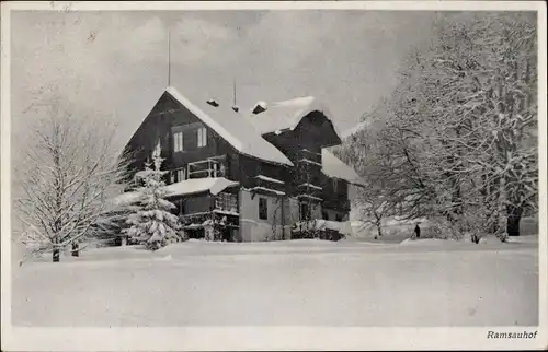 Ak Ramsau am Dachstein Steiermark, Ramsauhof im Winter