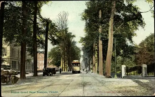 Ak Utrecht Niederlande, Catharijnesingel, Straßenbahn