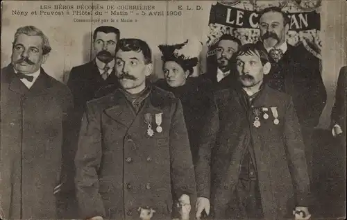 Ak Courrières Pas de Calais, La Catastrophe des Mines, Grubenunglück 1906, Neny et Pruvost