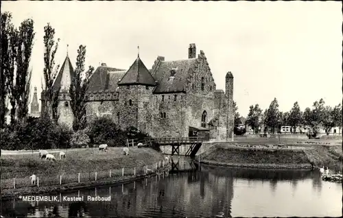 Ak Andijk Medemblik Nordholland Niederlande, Kasteel Radboud