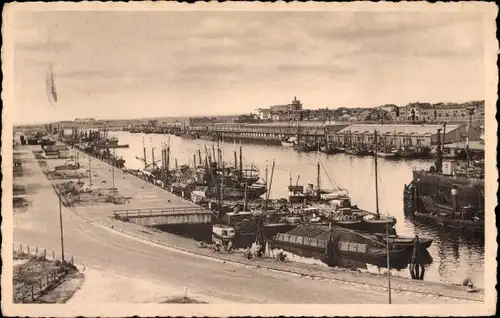 Ak IJmuiden Ymuiden Velsen Nordholland, Trawlerkade