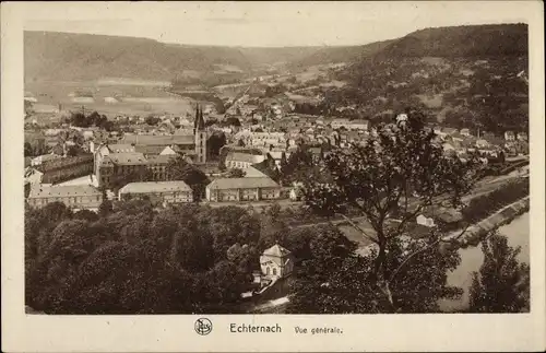 Ak Echternach Luxemburg, Vue generale, Ortspanorama