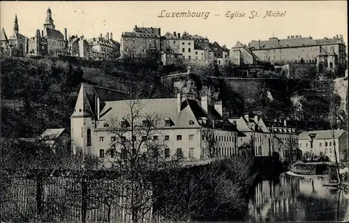 Ak Luxemburg Luxembourg, Eglise St. Michel