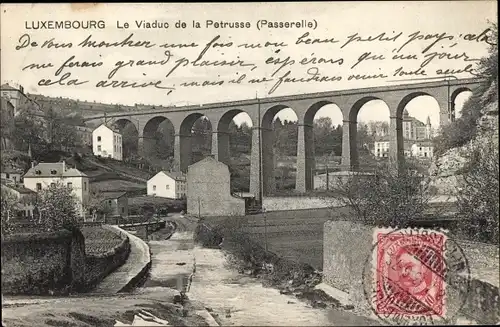 Ak Luxemburg, Le Viaduc de la Petrusse