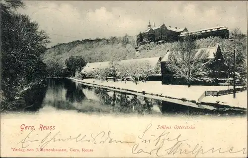 Ak Gera in Thüringen, Schloss Osterstein