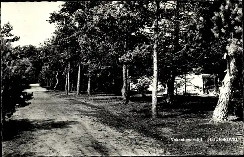 Ak Beekbergen Gelderland, Vakantieverblijf Heideheuvel, Waldweg