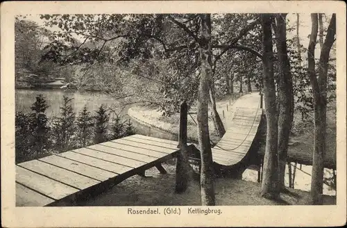 Ak Rosendaal Rozendaal Gelderland Niederlande, Kettingbrug