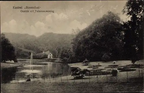 Ak Rozendaal Gelderland Niederlande, Kasteel Rosendael, Park