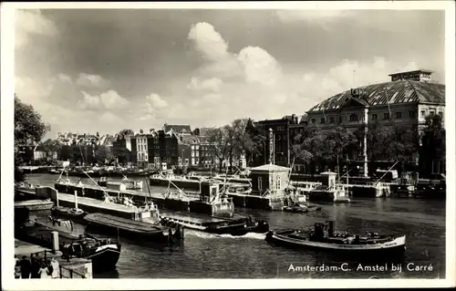Ak Amsterdam Nordholland Niederlande, Amstel bij Carre