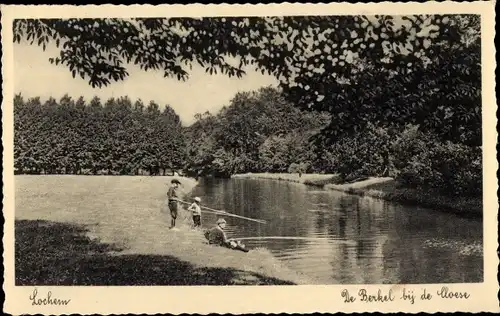 Ak Lochem Gelderland, De Berkel bij de Cloese