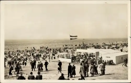 Ak Zandvoort Nordholland Niederlande, Strandgezicht