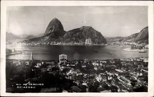 Ak Botafogo Rio de Janeiro Brasilien, Gesamtansicht