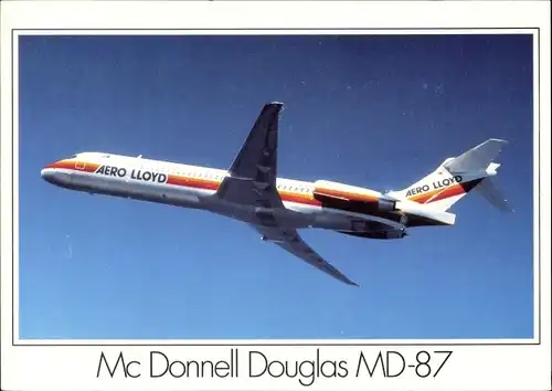 Ak Passagierflugzeug Aero Lloyd, Mc Donnell Douglas MD 87