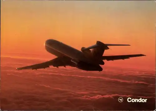 Ak Passagierflugzeug Condor, Boeing 727-230 Europa Jet