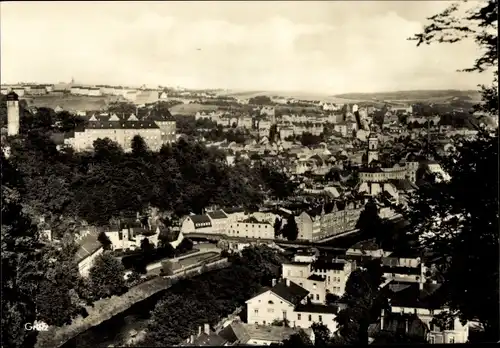 Ak Greiz im Vogtland, Ortsansicht