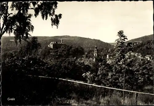 Ak Greiz im Vogtland, Panorama