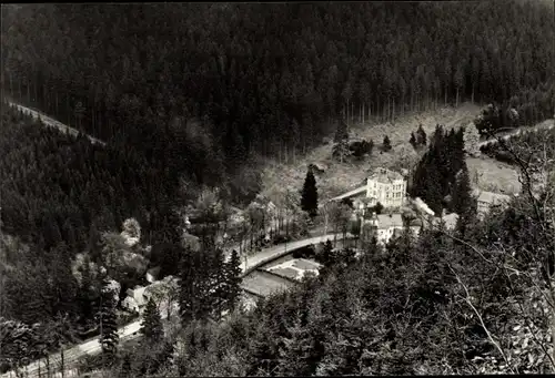 Ak Friedrichroda im Thüringer Wald, Blick in den Grund